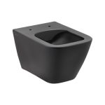 Seramiksan - SATURN RIM-OUT MAT SİYAH ASMA KLOZET